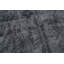 Tapis unique en coton gris anthracite et gris 7 pi 11 po x 4 pi 11 po