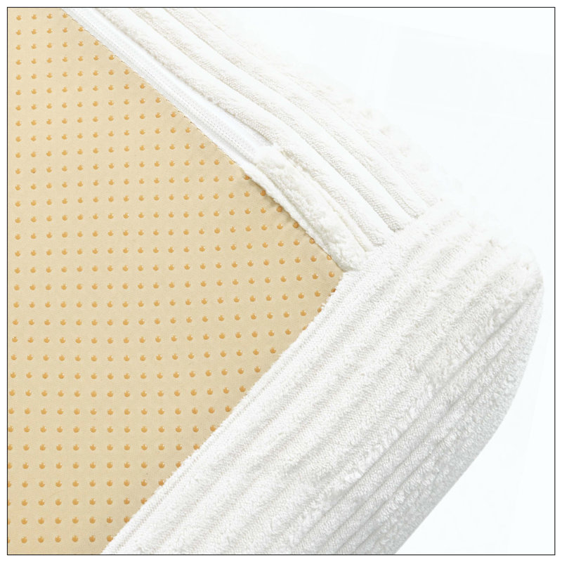 Canapé-lit modulaire en L en forme de L, Beige