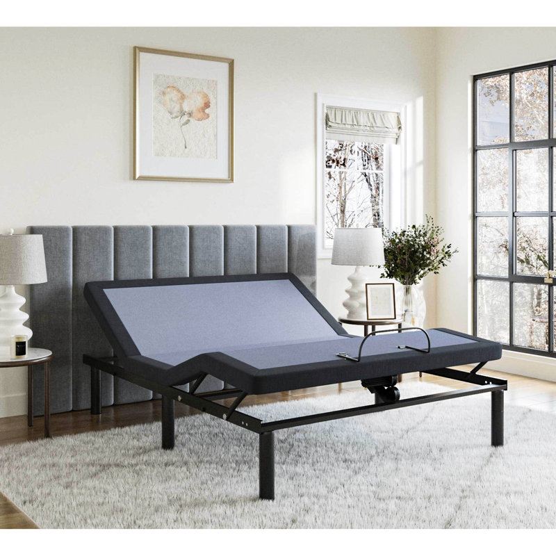 Tête / pied réglable lit simple TG avec ronflement et base mémoire: Détendez-vous sur mesure, Lit double
