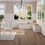 160cm L-Shaped Corner Storage Bench - Reversible Dining Nook & Shoe Bench with 4 Compartments - White & Natural