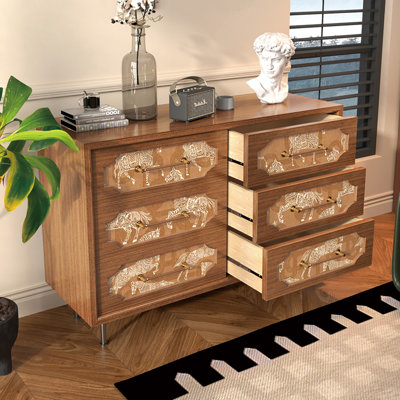 Armoire décorative simple de style français
