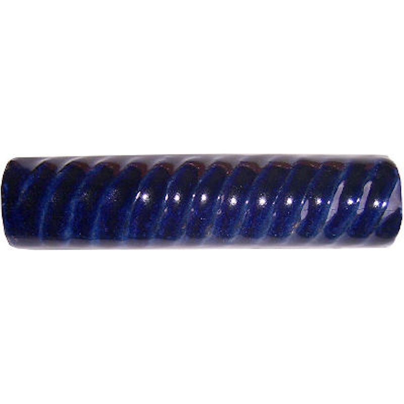1" 5pcs TalaMex Mexican Talavera Clay Rope, 1" W x 4" L, Cobalt Blue
