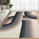 Moderen Machine Washable Rug with Rubber Backing for Living Room Abstract Non-Slip Area Rug Indoor Carpet Non-Shedding Rug for Bedroom Dining Room Hallway Kitchen Office Playroom Nursery