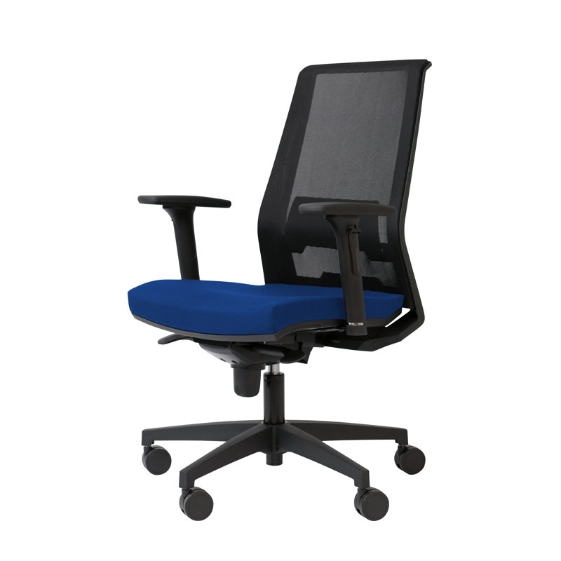 Office Chair, Blue, Adjustable Armrests