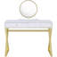 Coiffeuse en bois massif avec miroir-609229640