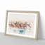 Lima Skyline in Peru Watercolour - Picture Frame Graphic Art Print-56739057-56739052