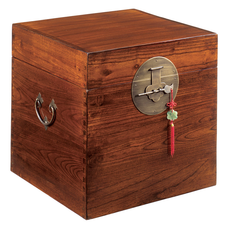Hangzhou Blanket Chest, Warm Elm