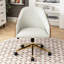 Chaise de bureau rembourrée en cuir véritable-1121318806