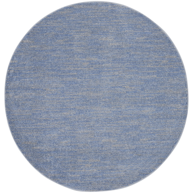Nourison Essentials Blue/Gray Indoor/Outdoor Area Rug