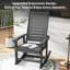 Chaise berçante d'extérieur Plumville-311768839