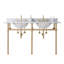 Embassy Stone Oval Console Bathroom Sink with Faucet and Overflow-1091522056