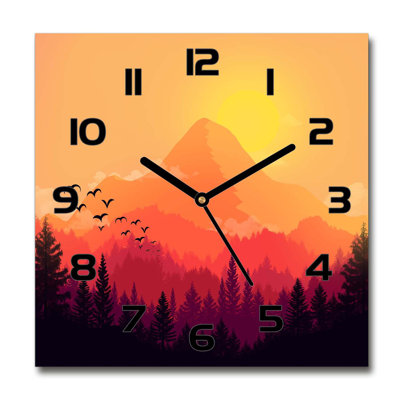 Hawraa Glass Wall Clock