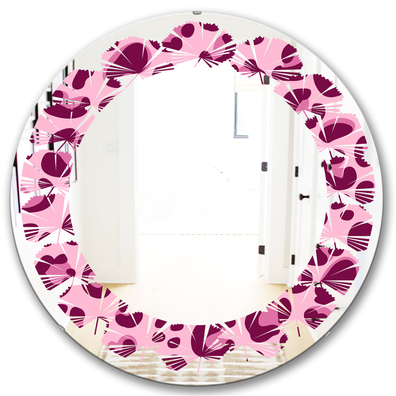 Miroir mural Leaves, H 31,5 po x l po