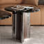 Table basse ronde moderne en marbre