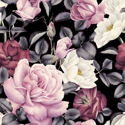 Panneau mural 4 pièces Kitzmiller Roses