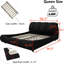 Lit plateforme tapissier Luxury