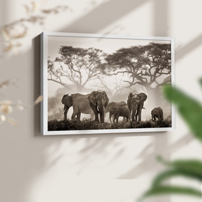Amboseli National Park -Framed Print - Restickable