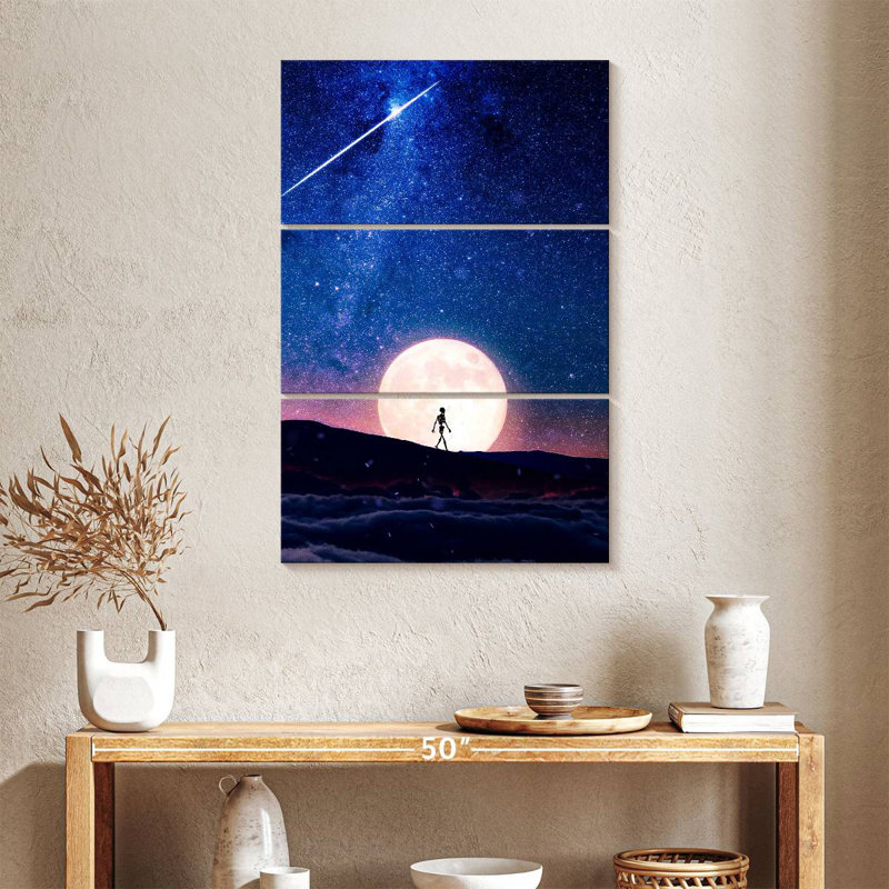 Kelan Space Walking Dead, 38" H x 24" W