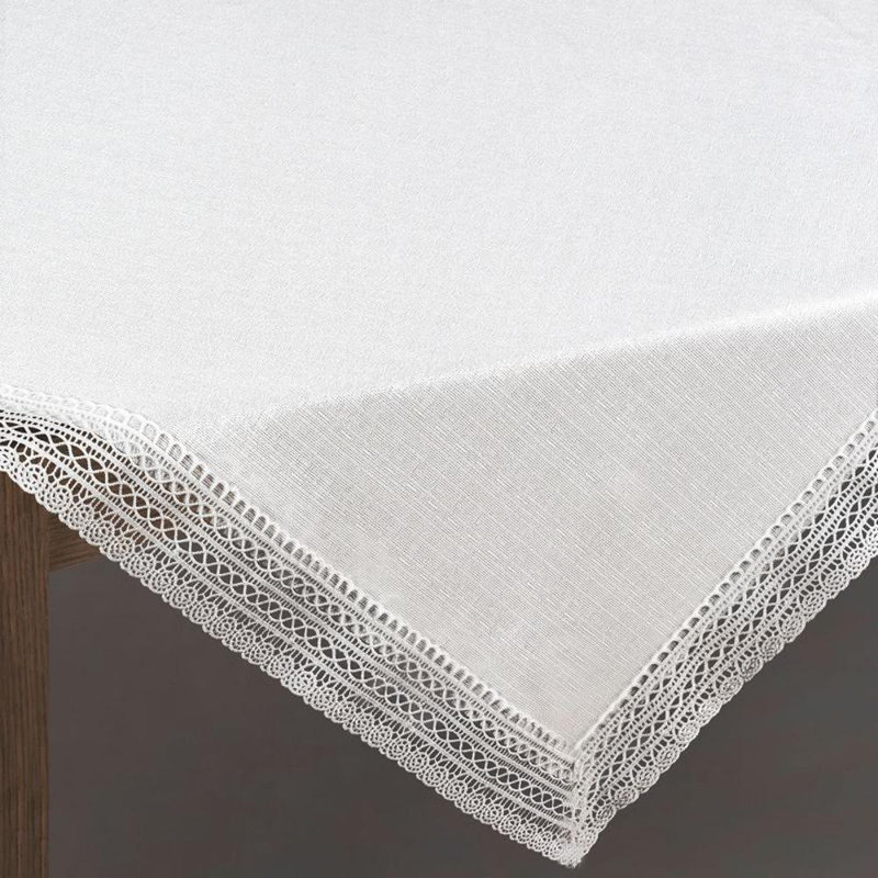 Mariela Tablecloth 35X140 Cm Silver