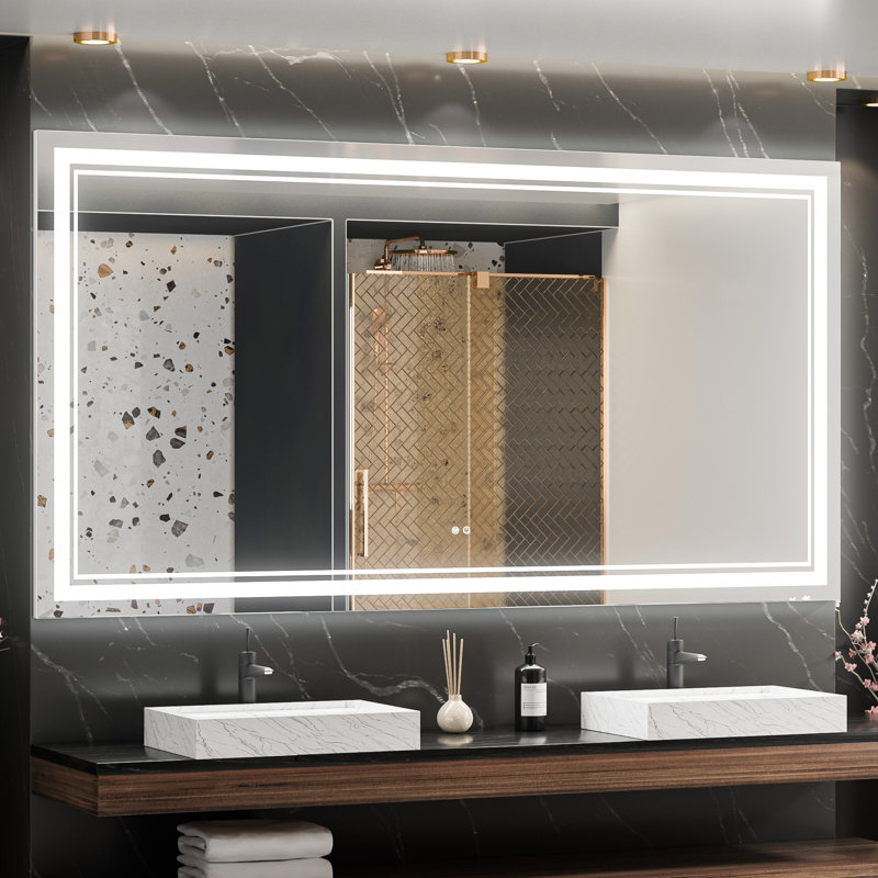 Miroir de salle de bain Kaelia, 36 po x 72 po