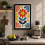 Sunburst Symmetry Botanical - Wrapped Canvas-687105519-687105526