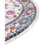 Tapis ivoire à motif floral-821786789