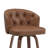 Swivel Upholstered Counter & Bar Stool With Wood Frame (Set Of 2)-117969104-117969100