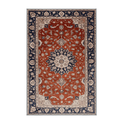 Machine Washable Persian Gray Area Rug