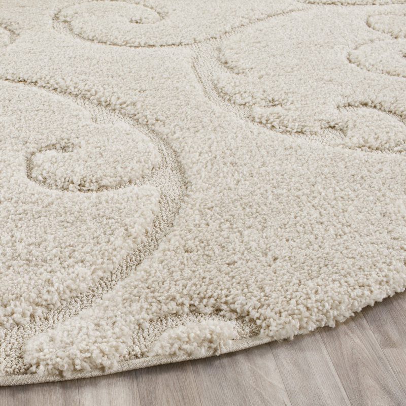Tapis Amza, Cream, Tapis de couloir 2 pi 3 po x 7 pi