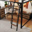 Grand lit mezzanine avec bureau et DEL-1210630971