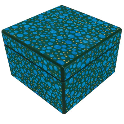 Reverse Painted Mirror Accessory Box