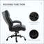 Grande et grande chaise de bureau 484 lb avec siège large, chaise de bureau d'ordinateur en tissu de lin, hauteur réglable, roues pivotantes