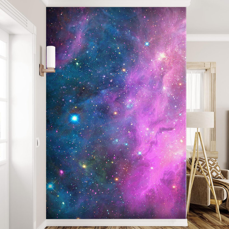 Murale abstraite, L 108 po x l 72 po