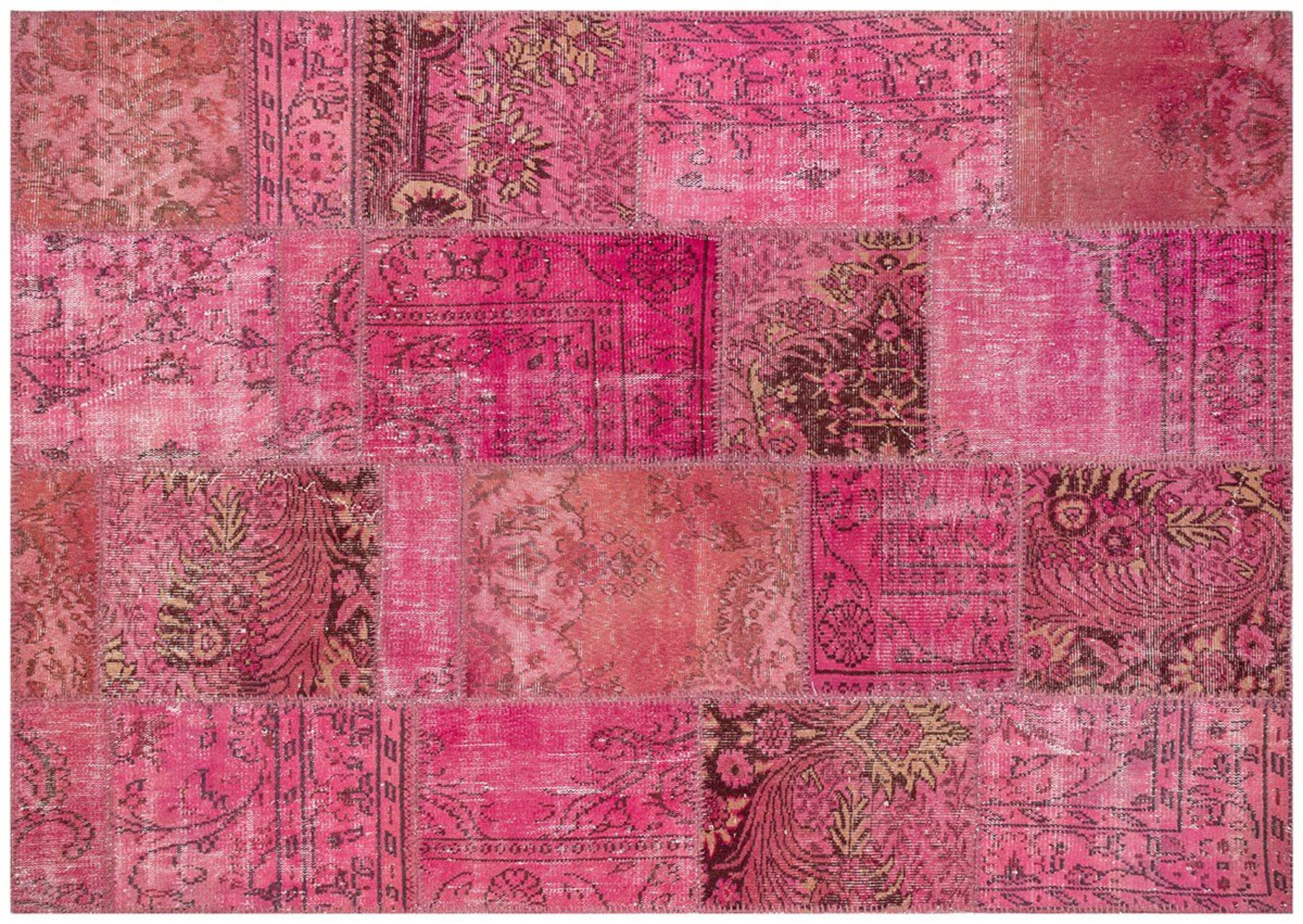 Isabelline Modern Kabishayan Handmade Pink Area Rug | Wayfair