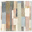 Beige Blocks II Canvas Abstract Print by Oliver Gal, Black Frame, 12 x 12-1879242294-1879242301