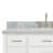 49'' Single Bathroom Vanity with Carrara Marble Top-85364297