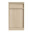 Double Tilt-Out Wooden Trash Can Cabinet, 20 Gal Pet-Proof Garbage Organizer with Storage Drawer, Natural