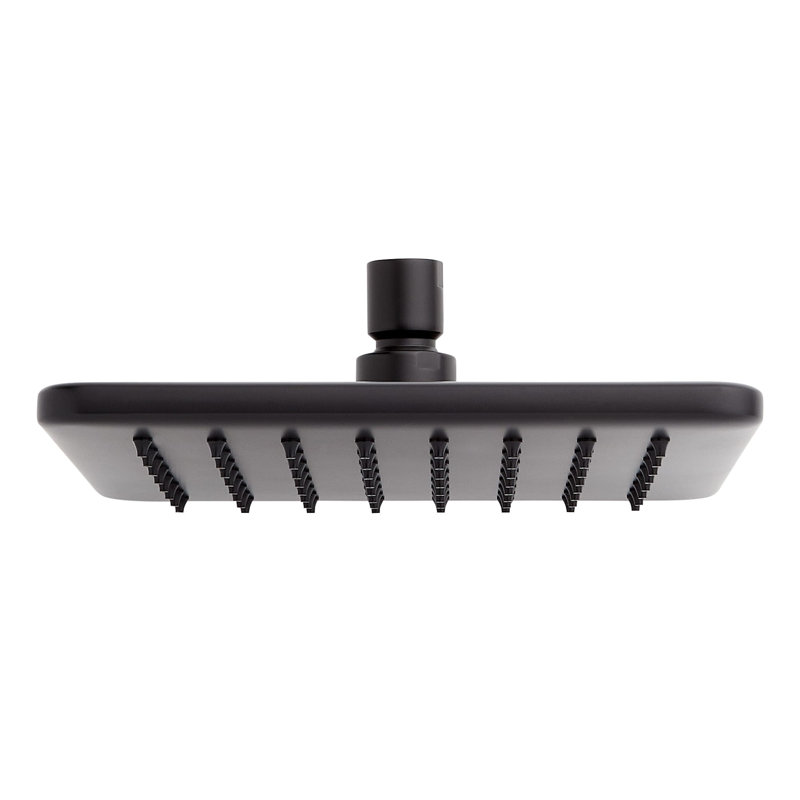 Berwyn Rainfall Shower Head - 2.5 gpm - Matte Black, Chrome, 1.75 GPM