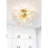 Poppy Glass Semi Flush Mount
