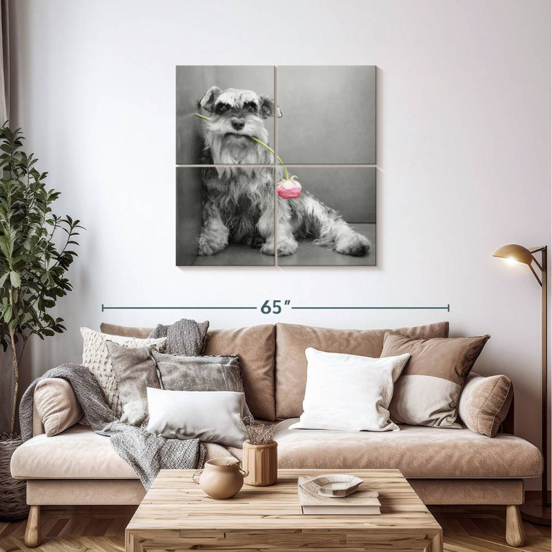 Brampt Ziggy BW, 38" H x 38" W