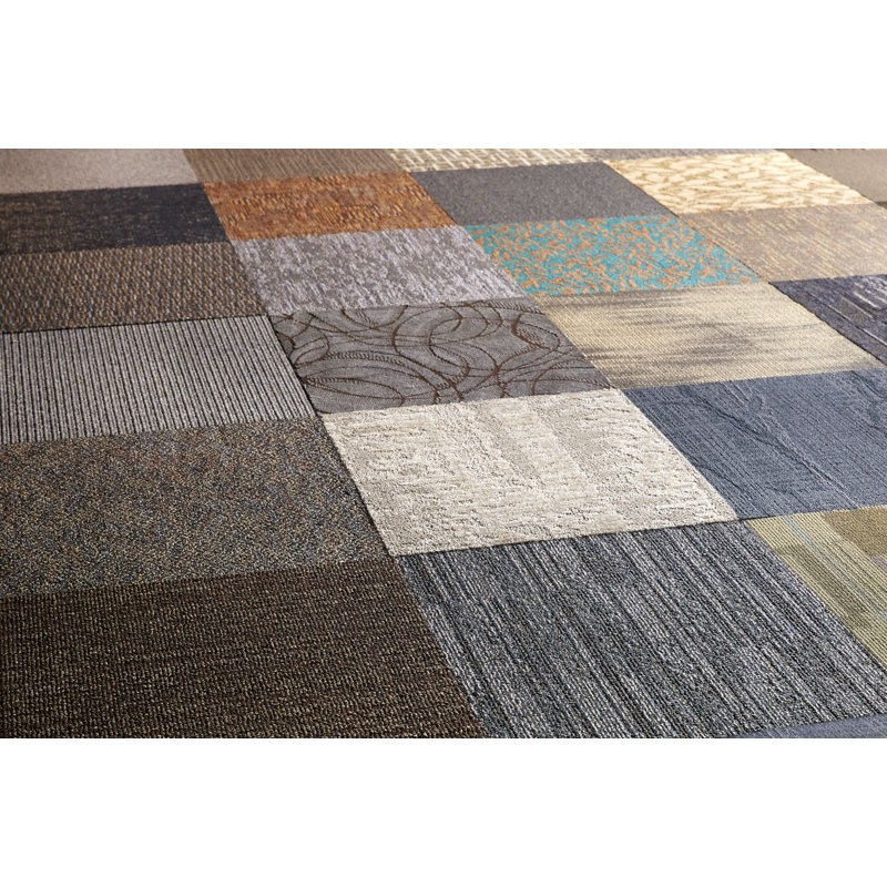 Carreau de tapis pelez et collez 20 po x 20 po DIY