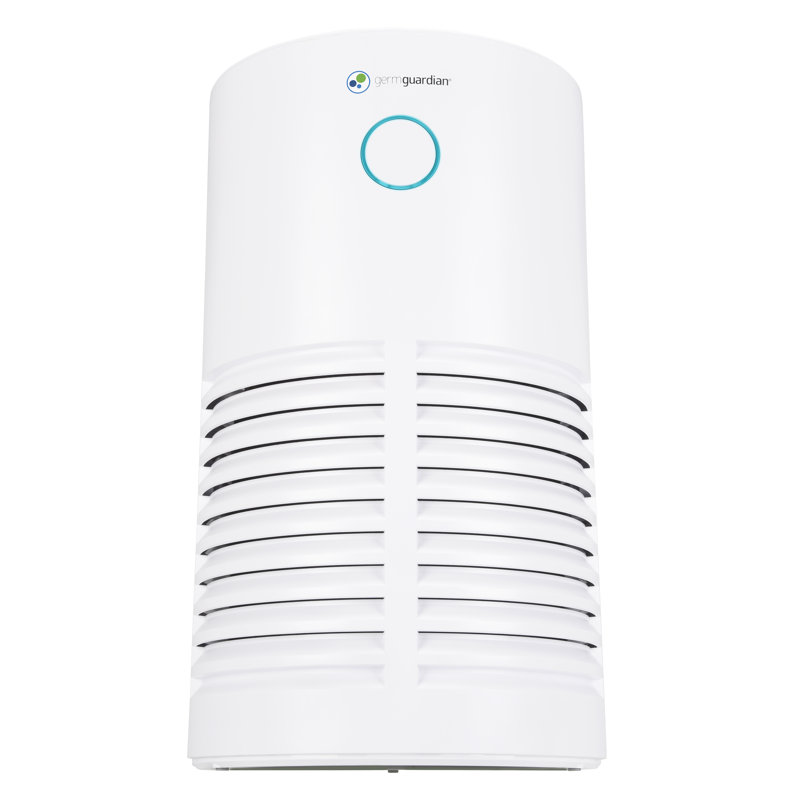 White 18" Energy Star Air Purifier with HEPA Filter and UV-C