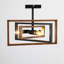 Kreger 3 - Light Bulbs Unique Design Metal Frame 15.7'' Semi Flush Mount Ceiling Light-1479125667