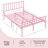 Birmati Minimalist Bed Frame with Headboard and Footboard-305015262-306807480