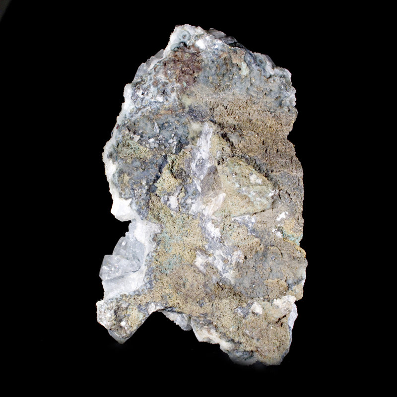 Apophyllite sur calcédoine