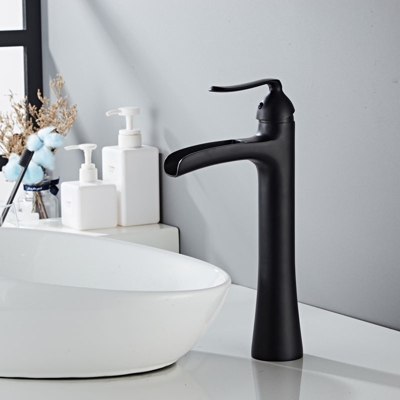Single-handle Bathroom Faucet, Matte Black