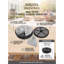 Desserte divisée 7 pièces BBQ To Go Gourmet Basics par Mikasa avec couvercle en maille de fer, 10,75 po