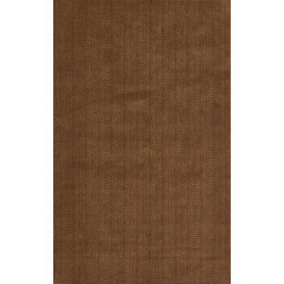 AllModern Contour Hand Loomed Wool Geometric Mocha Area Rug