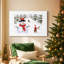 Sapin perlé à l'aube - Toile tendue avec châssis de qualité supérieure-1412646671