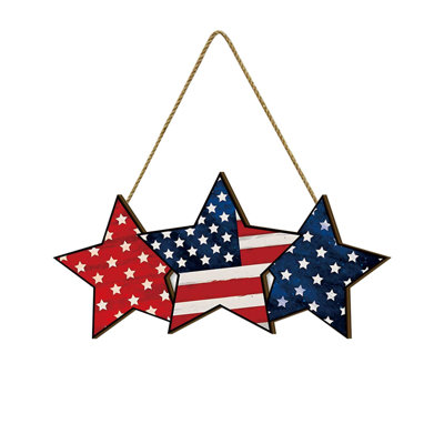 Independence Day Home Welcome Decoration Door Wall Hanging Sign The Front Door
